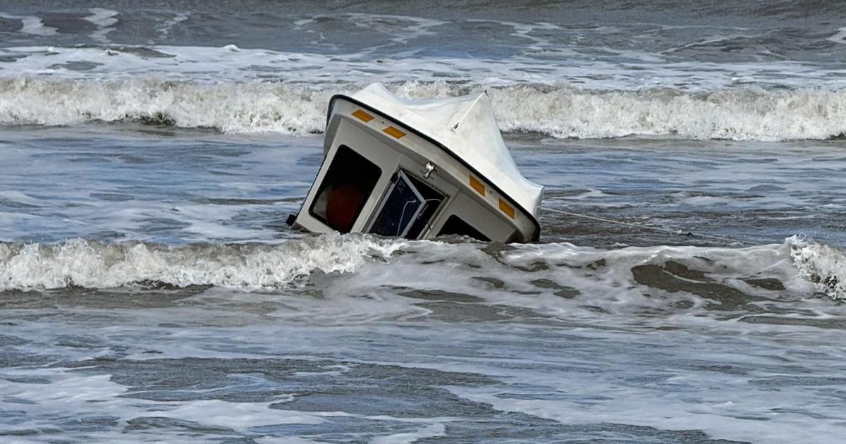 Boat capsized - Filey's Haven Primrose Valley Holiday Park
