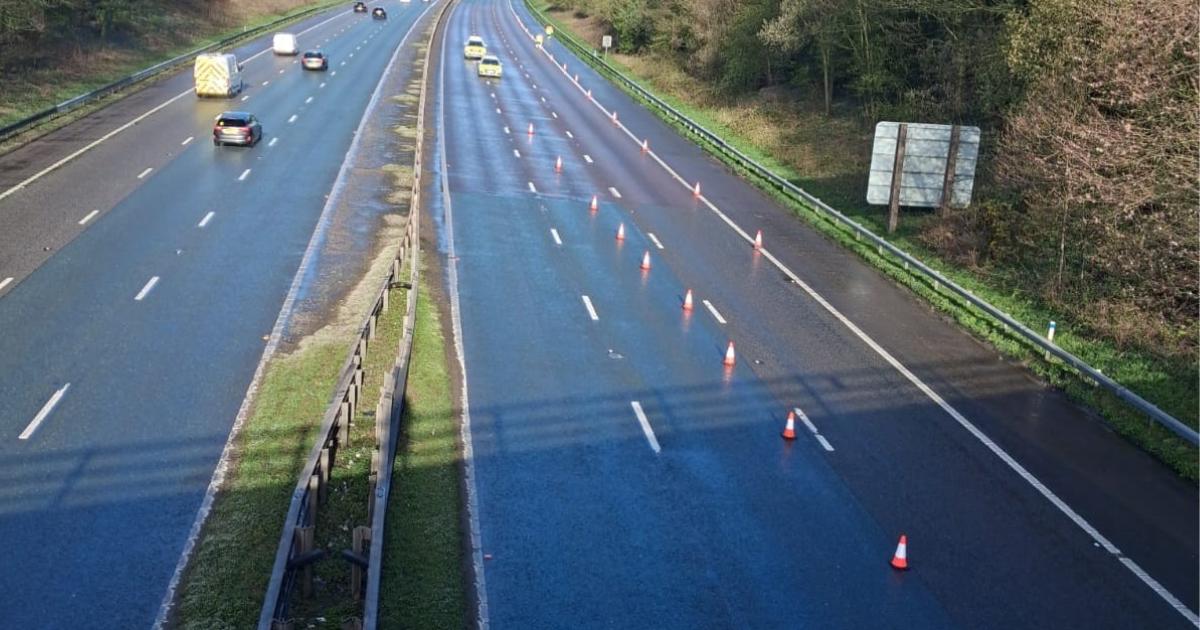 Woman fights for life after M61 incident near Farnworth