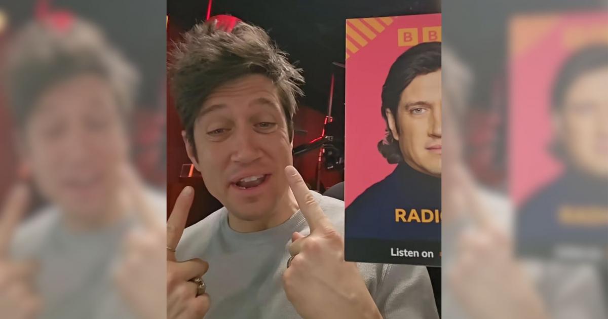 Vernon Kay’s bedhead sparks laughs behind the scenes at Radio 2