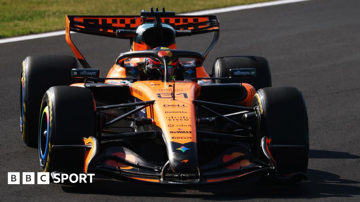 McLaren's Oscar Piastri during second practice for the Japanese Grand Prix