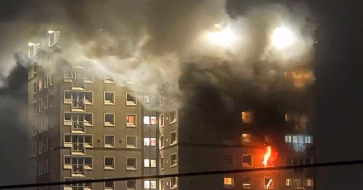 Police issue update on Motherwell tower block fire after man died during inferno