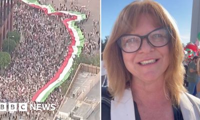 Iranian Americans in Los Angeles dance in the streets on day two of the conflict