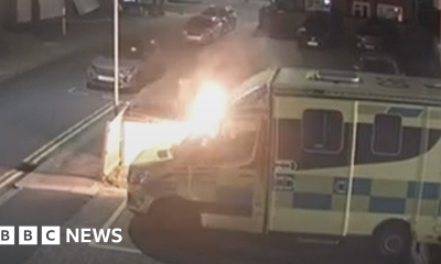 Arson attack on Jewish charity ambulances being investigated by counter-terror police