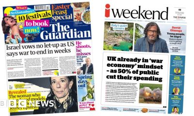 'War to end in weeks' and '50% of public cut their spending'