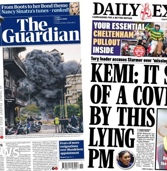 'Hidden hand of Putin' and 'This lying PM'