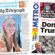 'Race to stop meningitis spreading' and 'Donald's Trumped'