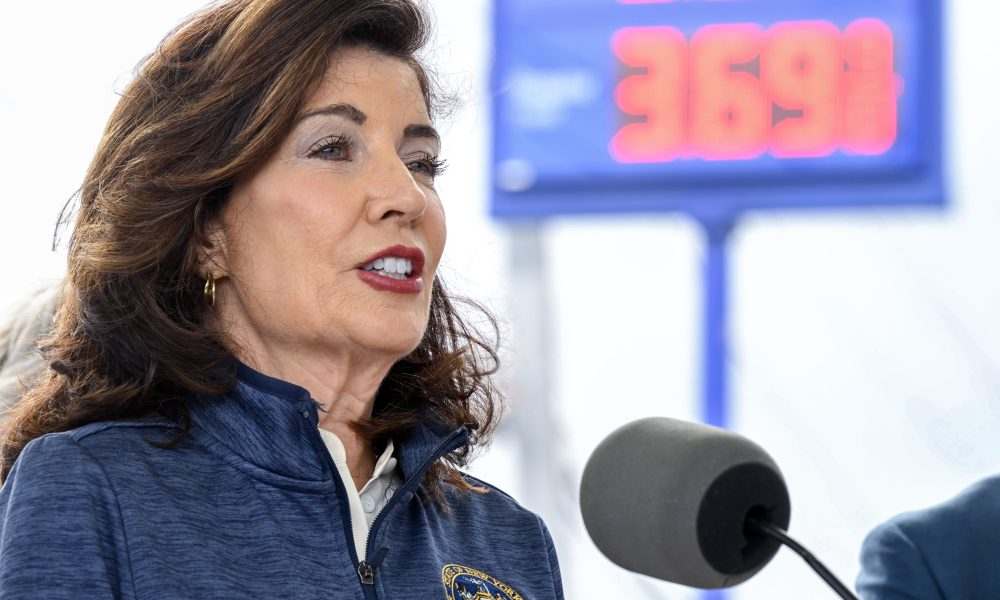 Gov. Kathy Hochul does not appear in the ads directly though it encourages people to visit a New York run website touting her accomplishments towards more affordable housing.