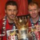 Former Manchester United midfielders Michael Carrick and Paul Scholes