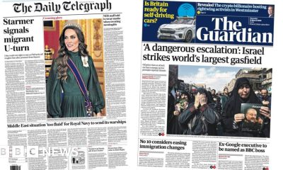 Labour migrant plans under scrutiny and Iran gas field targeted