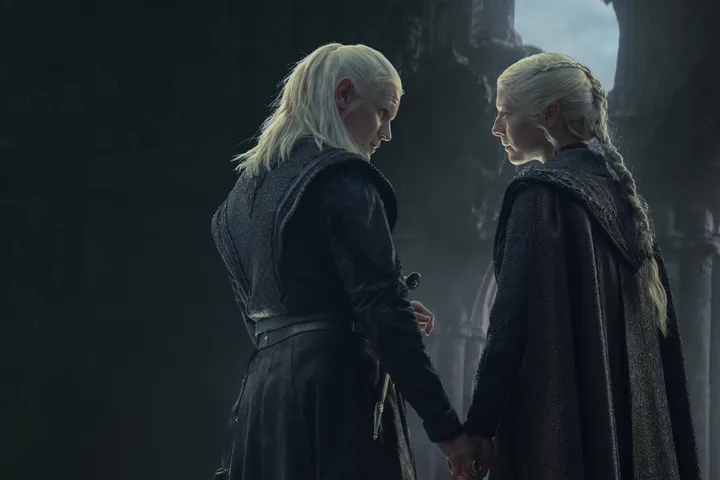 Matt Smith and Emma D'Arcy in season two of House Of The Dragon