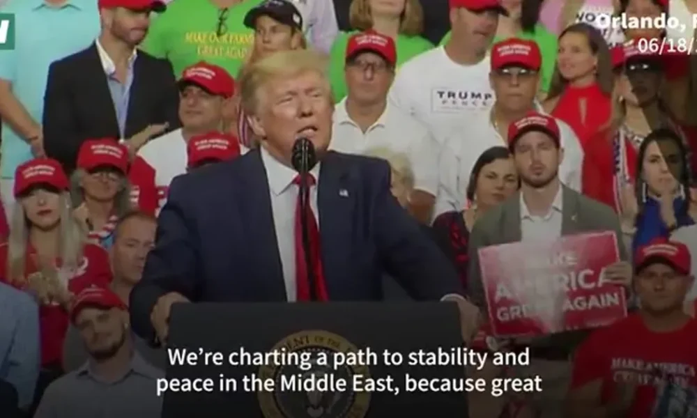 Flashback: Trump Promises Peace