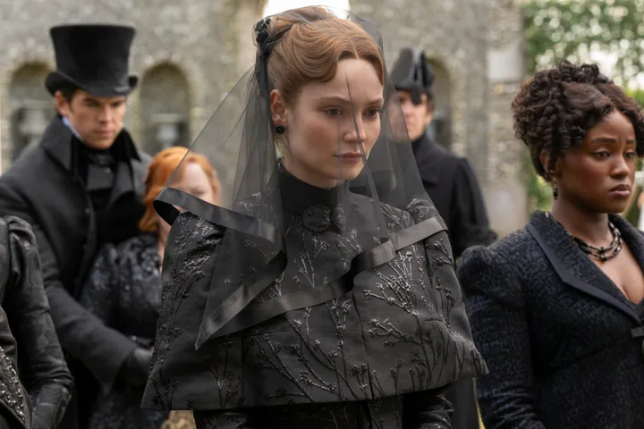 Bridgerton bosses felt Francesca's miscarriage storyline would have been too "morbid" for the grieving character in season four