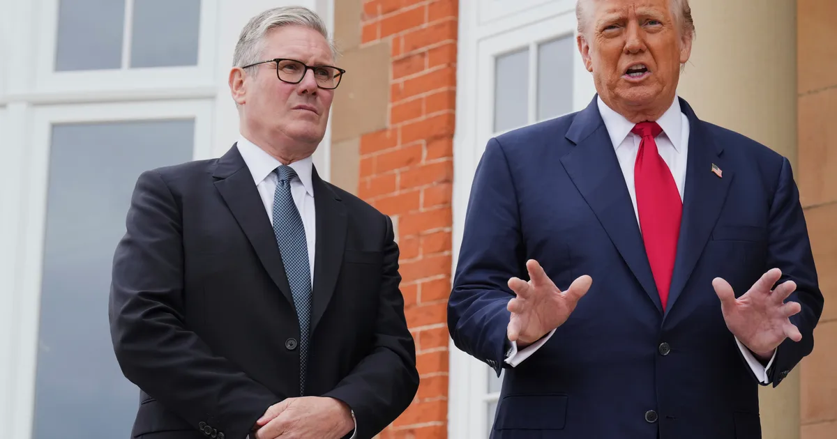 Donald Trump Criticizes Keir Starmer Over US Iran Conflict