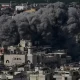 Smoke rises following an Israeli airstrike in Dahiyeh, Beirut's southern suburb, Lebanon, Wednesday, March 4, 2026.