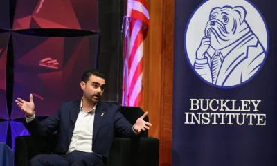 Ben Shapiro, here in 2024, fumed at fellow political pundit Piers Morgan for having "America hater" Dave Smith on his show this Tuesday.