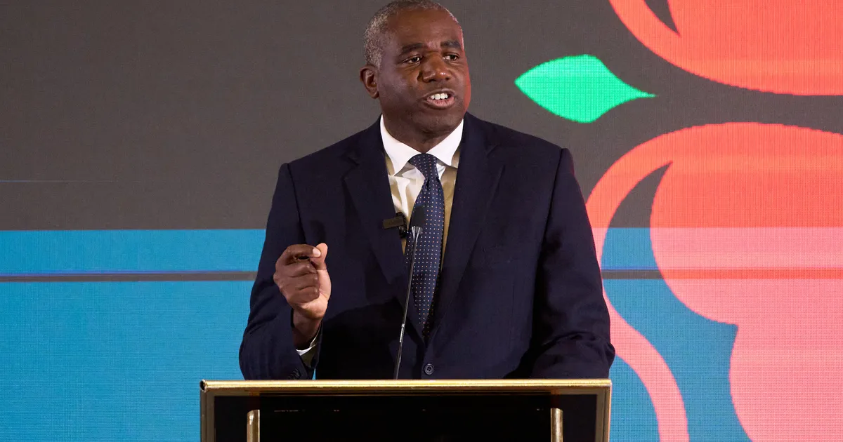 Lammy Sparks Confusion Over Legality Of RAF Jets Striking Iran