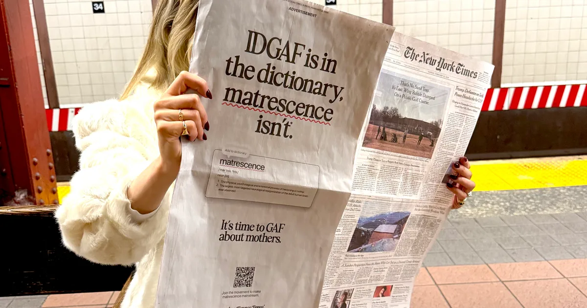 'Matrescence' Isn't In The Dictionary. But It Should Be