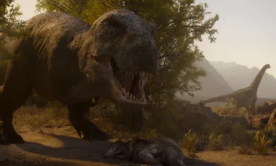 Morgan Freeman has lent his voice to Netflix's new miniseries The Dinosaurs