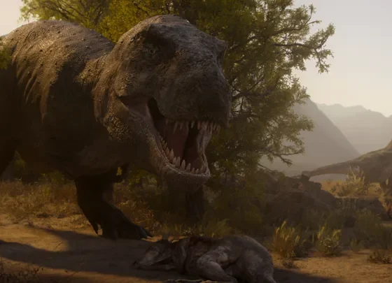 Morgan Freeman has lent his voice to Netflix's new miniseries The Dinosaurs