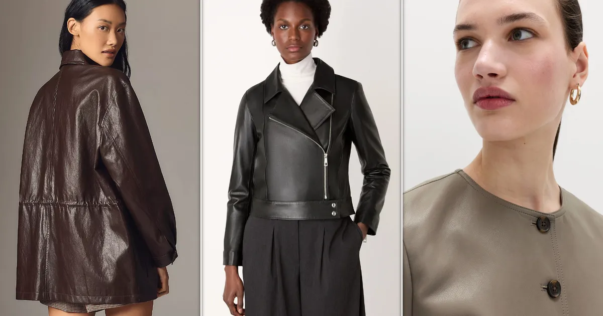 9 Stylish Leather Jackets Perfect For Spring 2026