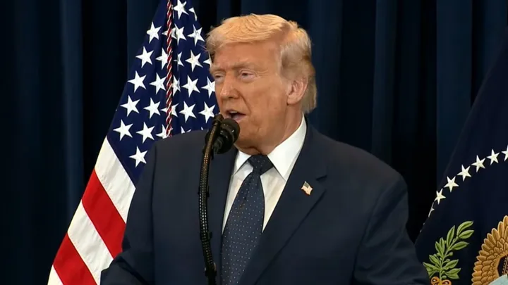 “The hard way, I think, is probably the easy way," President Donald Trump said while discussing war on Iran during a press conference at his Doral, Florida, resort on Mar. 9, 2026.