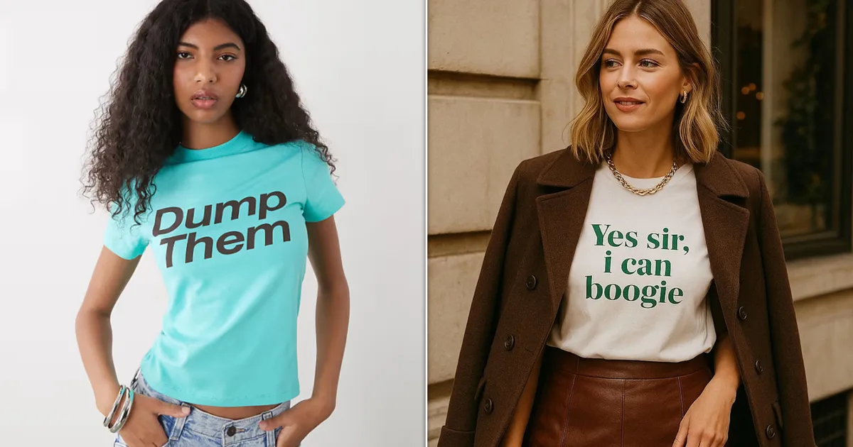 Slogan T-Shirts: How To Shop 2026's Hottest Trend