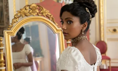 Charithra Chandran as Edwina Sharma in season two of Bridgerton