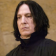 Alan Rickman in character as Snape in Harry Potter