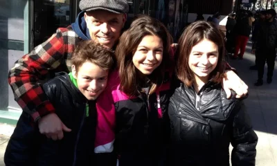 The author's last picture with all three of his kids