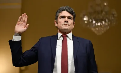 Joseph Kent, director of the National Counterterrorism Center, is sworn in during a House Homeland Security Committee hearing on Dec. 11, 2025.