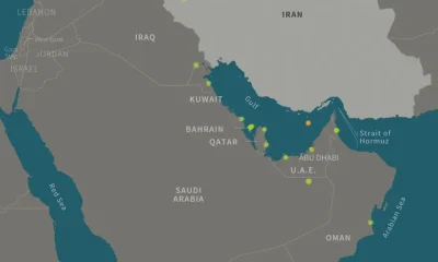 Infographic with a map showing the main energy sites (oil depots, refineries, fields, etc.) attacked since the beginning of the conflict in the Middle East, both in Iran (US and Israeli strikes) and in neighboring countries (retaliation by Iran and its allies), from February 28 to March 11 at 1000 GMT, according to a non-exhaustive count based on information gathered by AFP and supplemented by data from the NGO Acled and the ISW-CTP (Graphic by Sylvie HUSSON and Sabrina BLANCHARD / AFP via Getty Images)