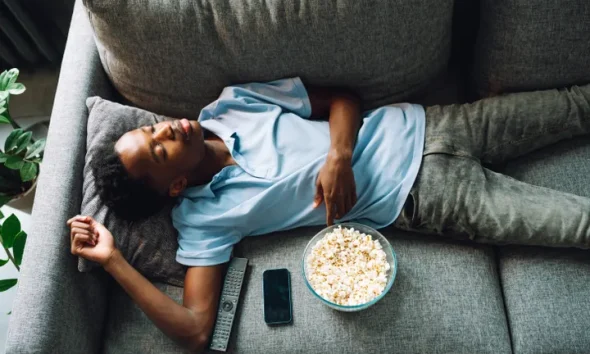If you regularly fall asleep during a movie or TV show and are getting enough sleep at night, it's worth talking to a doctor.