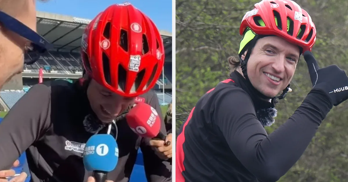Greg James Moved To Tears As He Completes Comic Relief Challenge