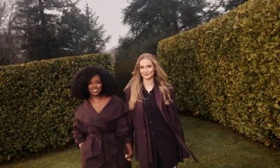 Masali Baduza and Hannah Dodd celebrating the news their Bridgerton characters will take the lead in season five