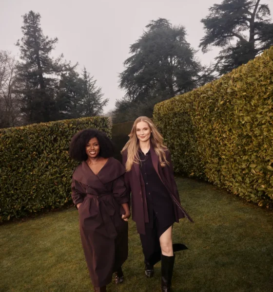 Masali Baduza and Hannah Dodd celebrating the news their Bridgerton characters will take the lead in season five