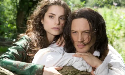Charlotte Riley and Tom Hardy as Cathy and Heathcliff in the 2009 adaptation of Wuthering Heights