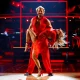 Nadiya Bychkova performing with celebrity partner Chris Robshaw during last year's season of Strictly