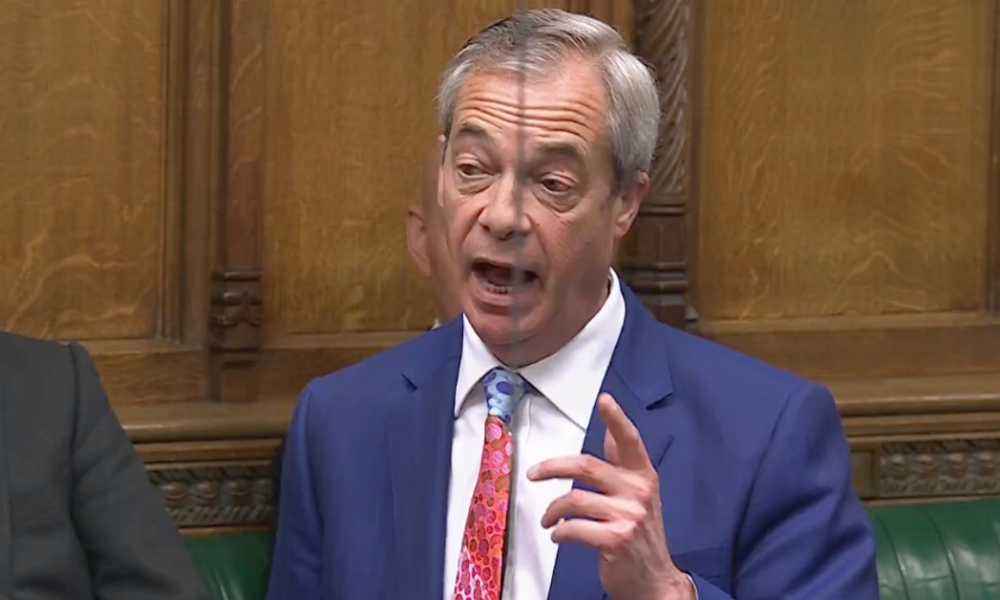 Reform MPs Storm Out Of Commons As Farage Calls PM 'Waste Of Space'