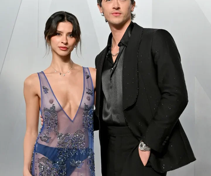 Daniela Norman and Tom Blyth at Vanity Fair's 2026 Oscars after-party