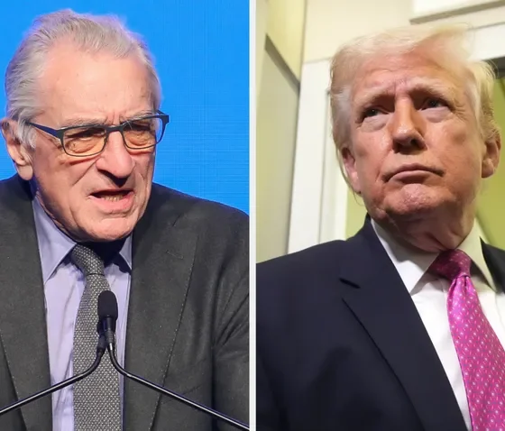 Robert De Niro and Donald Trump