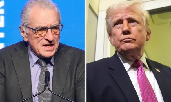 Robert De Niro and Donald Trump