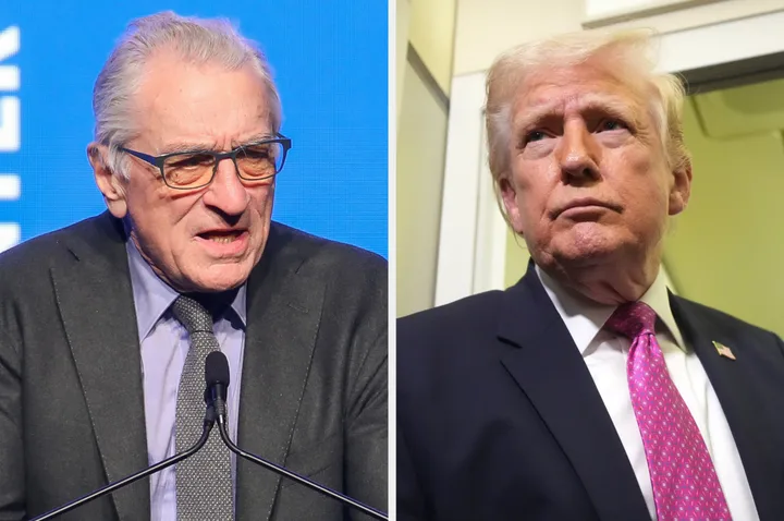 Robert De Niro and Donald Trump