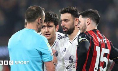 A graphic of Premier League players from every team in the division in 2025-26 season, with the Premier League trophy in front of them.