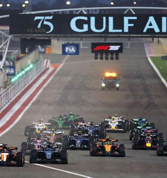 Bahrain Grand Prix start line