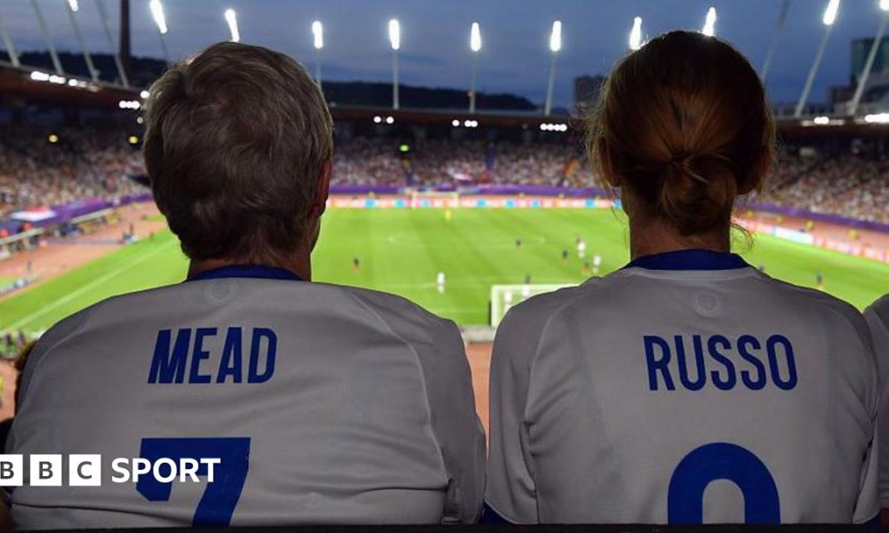 Marcus Rashford showing his support for campaign group Her Game Too by wearing a T-shirt showing their logo