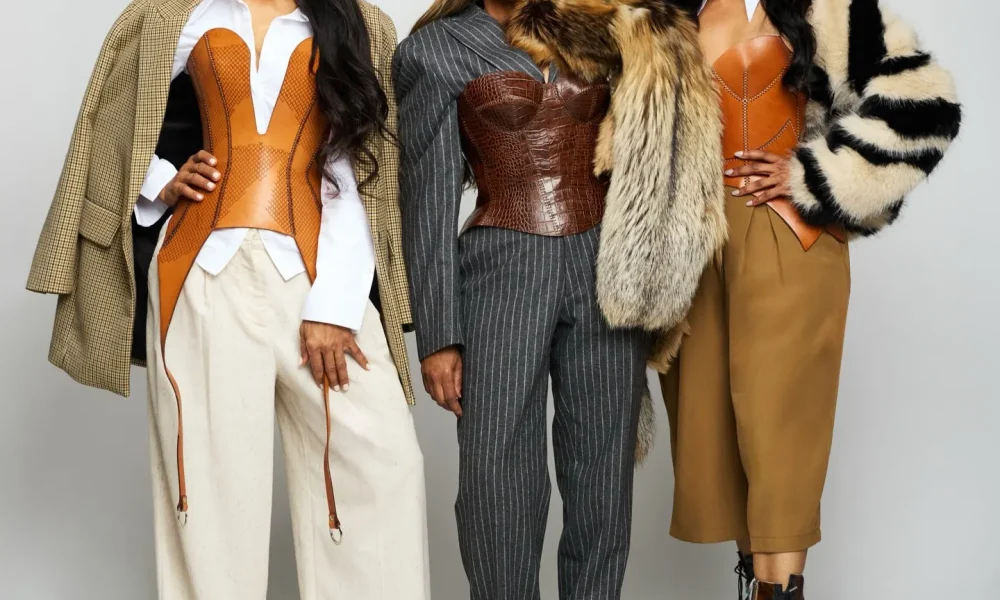 9 En Vogue In Brown Leather And Tailored Neutrals By Atelier Savoir Styled By J Bolin