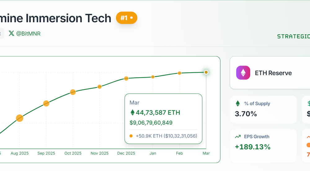Bitmine's Ethereum Reserve.