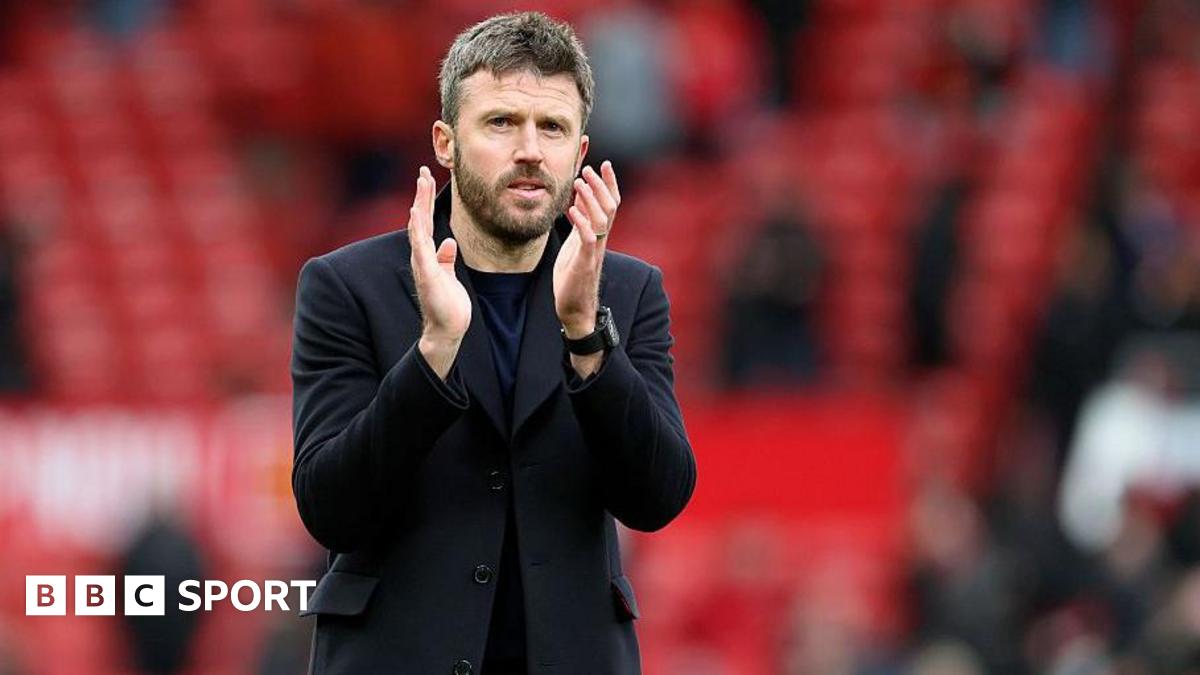 Michael Carrick applauding at Old Trafford