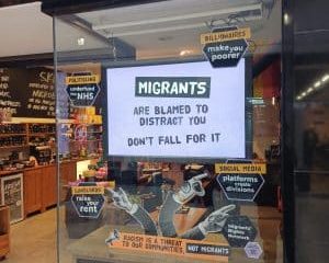 The new graphics in the Middlesbrough store