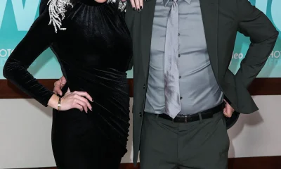 Audra Mari and Josh Duhamel on the red carpet